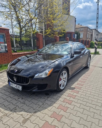 Maserati Quattroporte cena 118000 przebieg: 169500, rok produkcji 2015 z Wysoka małe 46